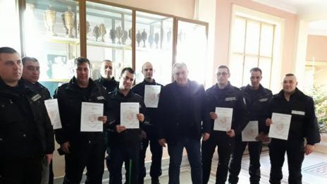 Отличиха варненски жандармеристи, участвали в овладяването на бунта в Харманли