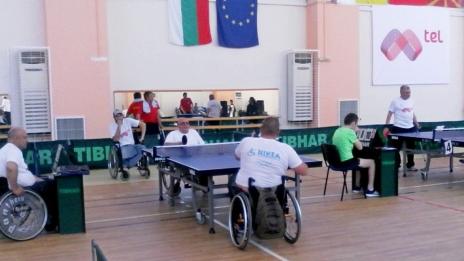 Започна международният турнир по тенис на маса за хора с увреждания