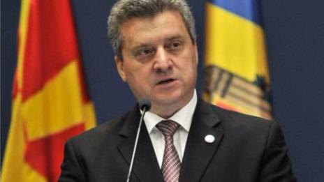 Георге Иванов отказа албанският да е официален в Македония  