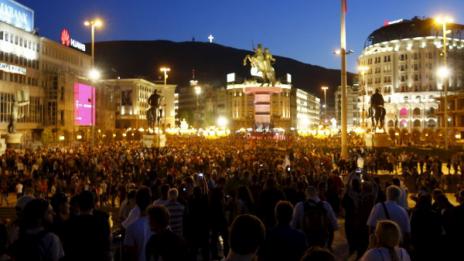 Ден четвърти: Протест и контрапротест в Скопие