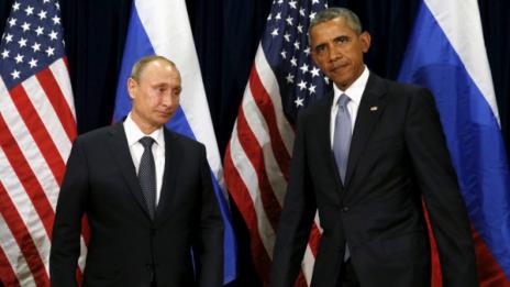 Путин рискува, Обама се двоуми