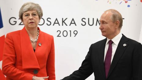 Путин и Мей се срещнаха на форума на Г-20 в Япония