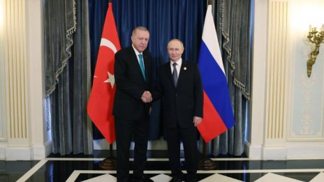 Ердоган се срещна с Путин в Китай