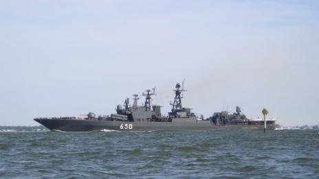 Русия разполага бойни кораби край Крим заради украински ракетни учения