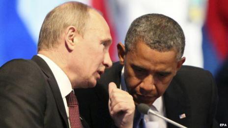 Путин и Обама обсъдиха сирийската криза в телефонен разговор