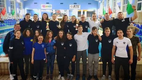 ПСК “Черно море” е комплексен шампион на България по плуване за 2018 г.