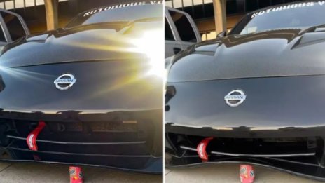 Възможно ли е? Кенче – по-твърдо от бронята на спортен Nissan! (ВИДЕО)