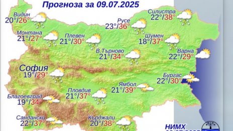 Какво време ни очаква в сряда?