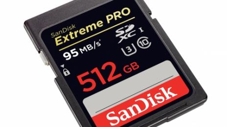 Създадоха SD карта с памет от 512GB