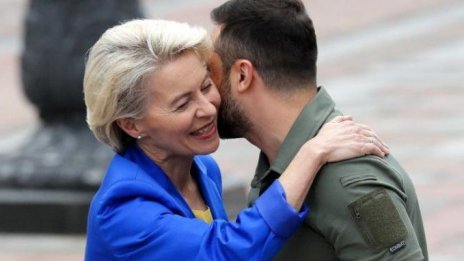 Зеленски иска Урсула фон дер Лайен да вдигне забраната за внос на украинско зърно у нас