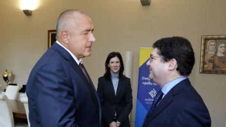 Премиерът Борисов се срещна с вицепрезидент на ЕБВР