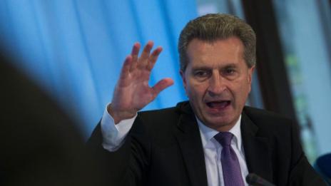 Йотингер предлага газова сделка на Украйна и Русия