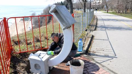 Започна възстановяването на Алеята на спортната слава