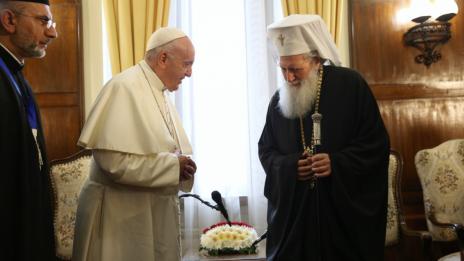 Папата се срещна с патриарха 
