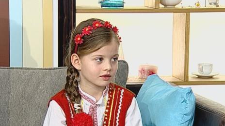 "Щрихи от утрото" (31.12.2015) - Как българският фолклор омагьоса 6-годишната Габи?