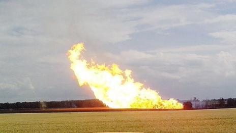 Взрив на украински газопровод, захранващ Европа