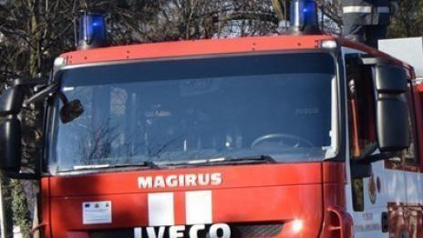 Автобус, превозващ работници, пламна при Ришкия проход  