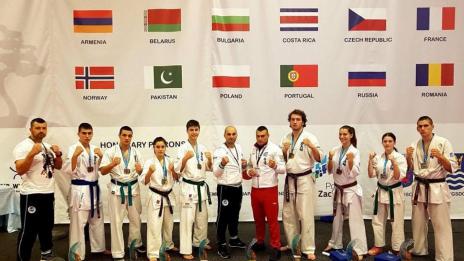 Огромен успех на националите по киокушин на европейското на KWF в Полша