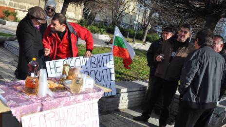 Протест на собствениците на казани във Варна (ВИДЕО)