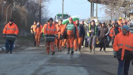 Миньорите от Оброчище получиха ваучерите си за храна