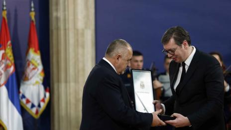 Бойко Борисов беше награден с „Орденът на Република Сърбия“