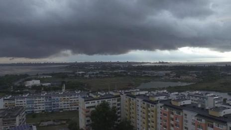 Дърво падна върху кола с хора