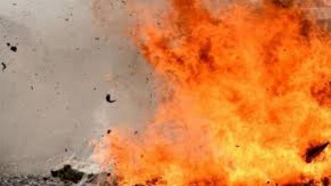 Голям пожар бушува в околностите на Русе  