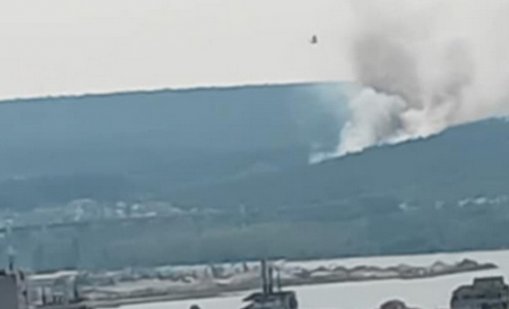 Пожар край варненския квартал "Аспарухово"