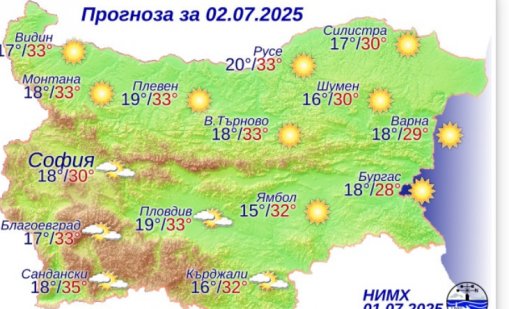 Какво време ни очаква в сряда?