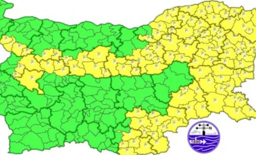 И за утре е обявен жълт код за силен вятър във Варна 