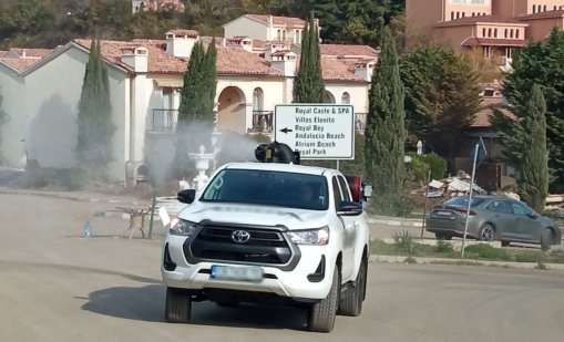 Извършена е мащабна дезинфекция на "Елените"