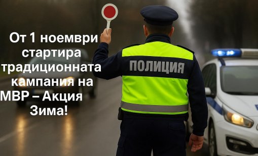 Започва акция "Зима": Последен ден за подготовка на водачите