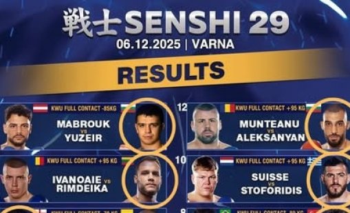 SENSHI 29: Зрелищни нокаути, драматични обрати и силни български победи във Варна