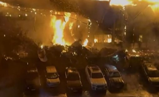 Огнен ад до училище в София! Има загинал,35 коли са обгорели (ВИДЕО)