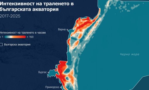За Деня на Черно море: „Грийнпийс“ показва къде в България се трали най-много