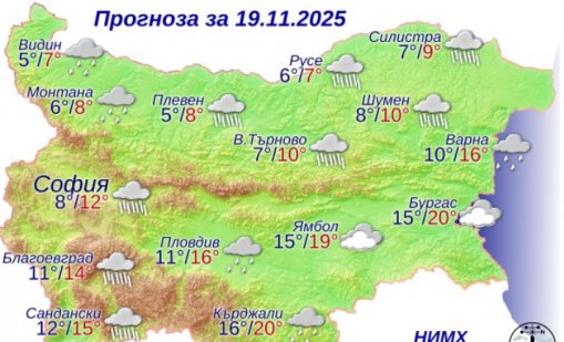 Какво време ни очаква в сряда?
