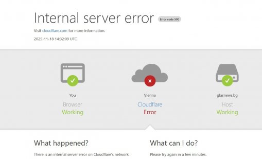 Милиони сайтове са недостъпни заради глобален срив в Cloudflare
