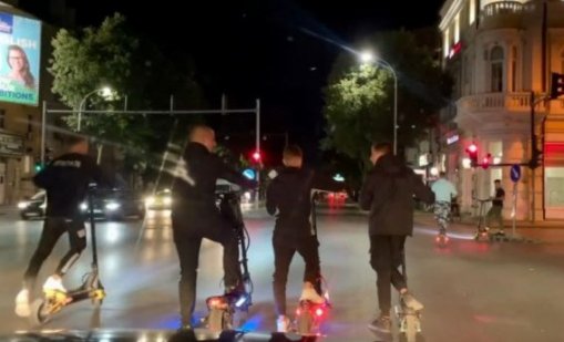 Глобиха 459 тротинеткаджии при акция във Варна