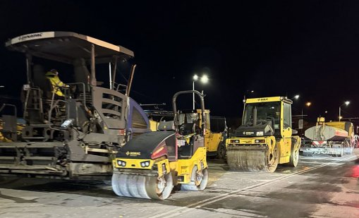 Община Варна: Ремонтът на Аспаруховия мост приключи за една вечер (СНИМКИ)