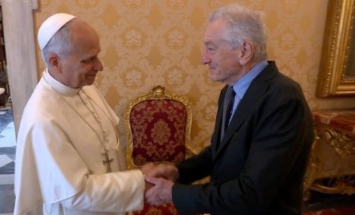 Робърт Де Ниро отиде на аудиенция при папата