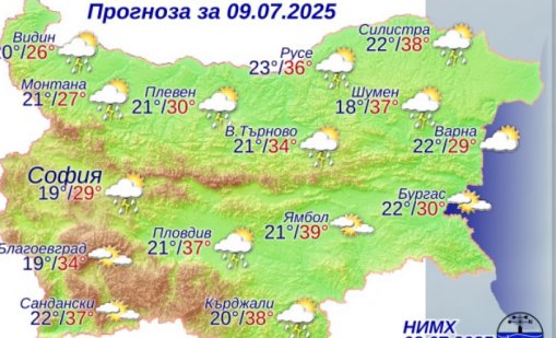 Какво време ни очаква в сряда?