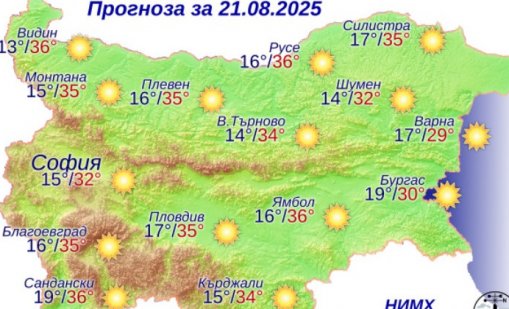 Какво време ни очаква в четвъртък?