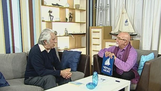 Тв "Черно море"-Минути за култура- гостува писателя Панчо Недев 1.04.2016