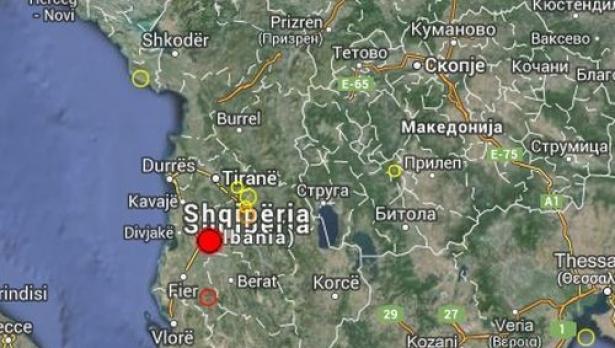 5,2 по Рихтер люля централната част на Албания