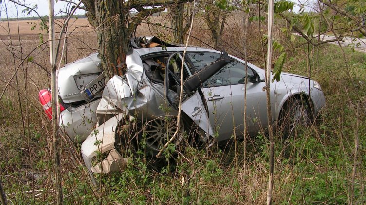 Двама тежко пострадали след удар в дърво