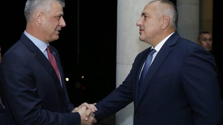Премиерът Бойко Борисов разговаря с косовския президент Хашим Тачи