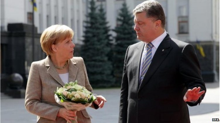 Ангела Меркел пристигна в Украйна