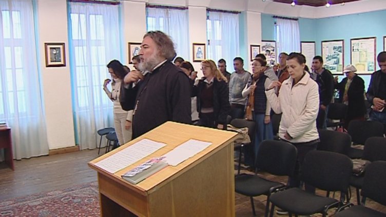 Един от лекторите на кампанията е отец Василий Шаган. 