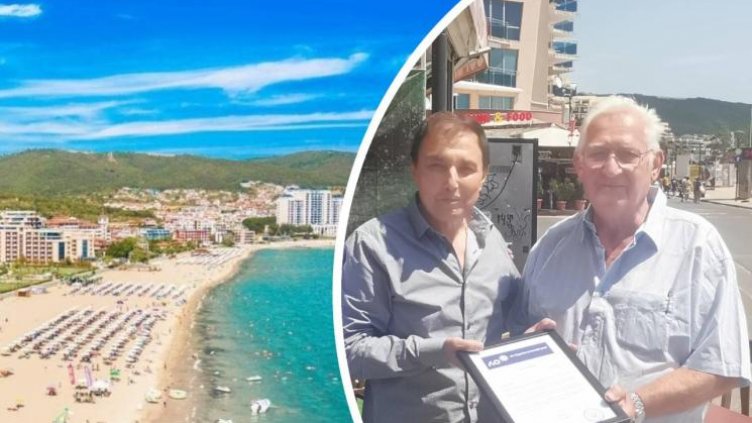 80-годишен за 70-и пореден път на Слънчев бряг. Почива си... Хералд