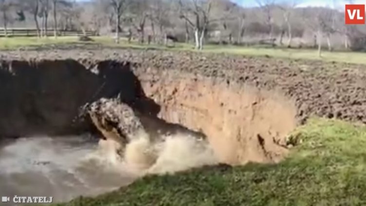 След земетресенията: Големи дупки се отвориха в Хърватия (ВИДЕО)
